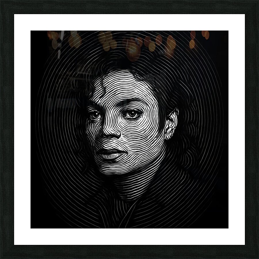 Michael Jackson Ref 250628B11 Picture Frame print
