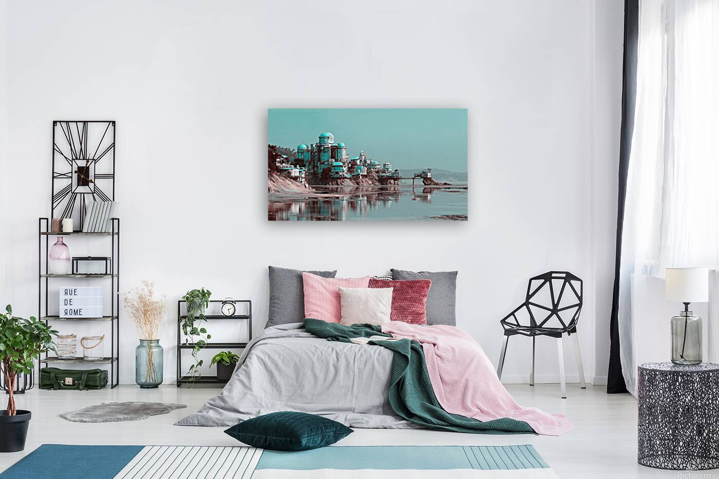 gigantic abstract composition dominating spatial Reproduction