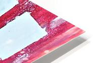 Wall blocks left HD Metal print
