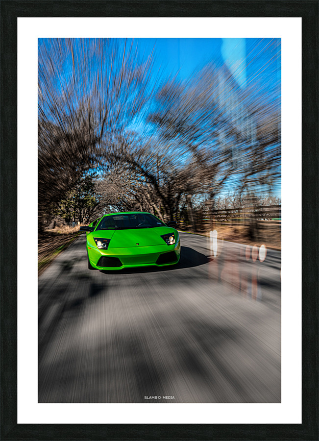 Murcielago Picture Frame print