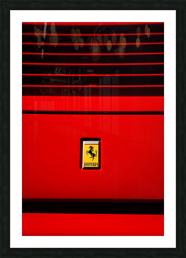 Abstract Ferrari 1 Picture Frame print