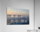 Pink Morning Wave  36.22 Acrylic Print