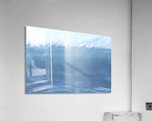 Blue Curl 48.32 Acrylic Print