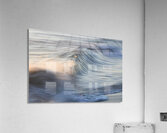 Blue Swell with Splash  36.24 Acrylic Print