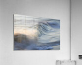Blue Swell with Splash  48.32 Acrylic Print