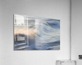 Blue Swell with Splash  60.40 Acrylic Print