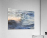 Blue Swell with Splash  72.48 Acrylic Print