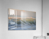 Pink Dawn Wave  36.24 Acrylic Print