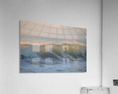 Pink Dawn Wave  72.48 Acrylic Print