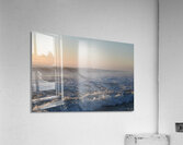 Pink Morning Wave  72.48 Acrylic Print