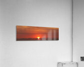 Red Dawn With Clouds  72.22 Acrylic Print