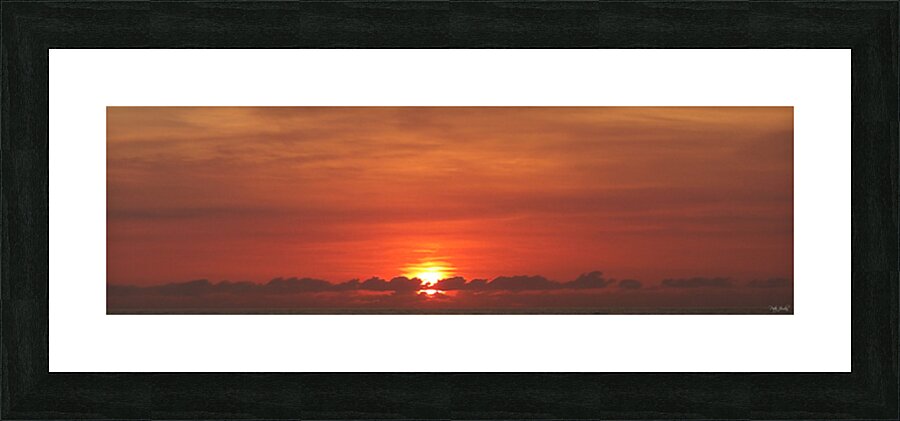 Red Dawn with Clouds  60.18 Picture Frame print