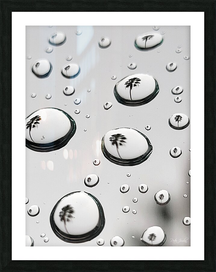 Palm Tree Thoughts One 32.42 Picture Frame print