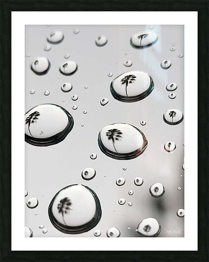 Palm Tree Thoughts One 41.55 Picture Frame print