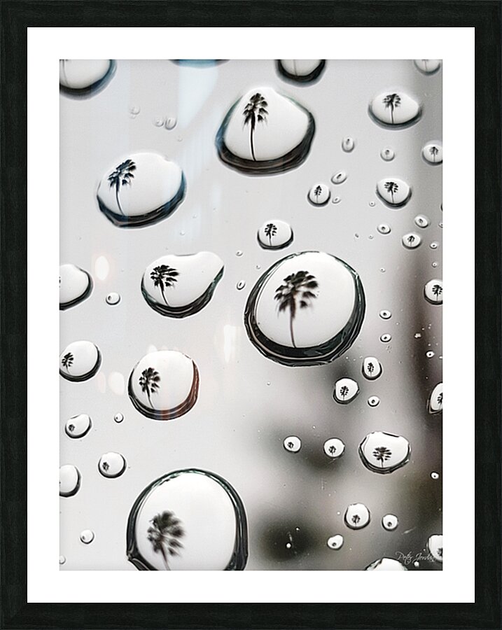 Palm Tree Thoughts Two 32.42 Picture Frame Printing