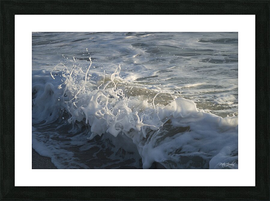 Foam in the Light Two  72.48 Picture Frame print