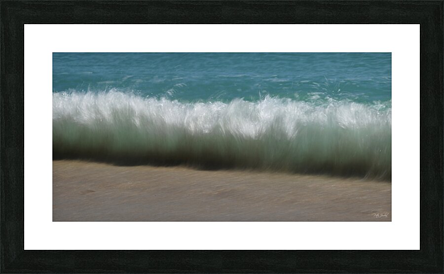 Aquamarine Florets 55.28 Picture Frame print