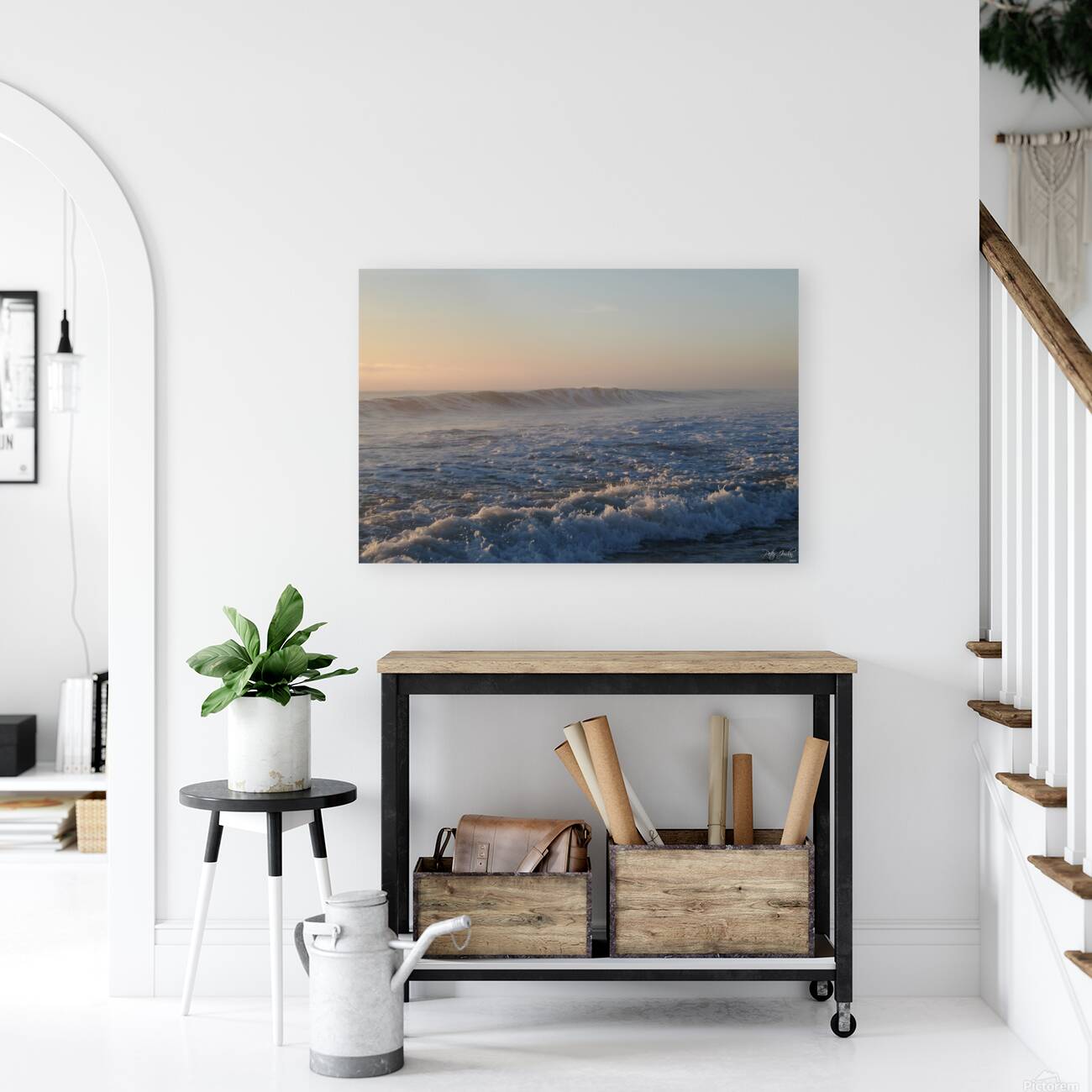 Pink Morning Wave  48.32 Reproduction