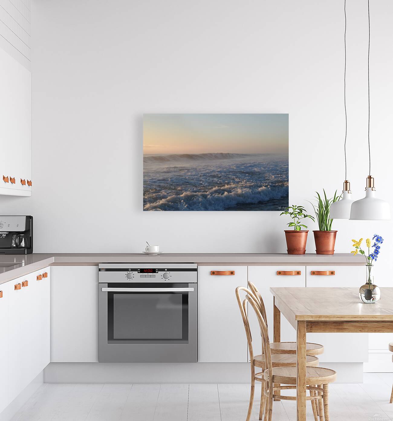 Pink Morning Wave  72.48 Reproduction