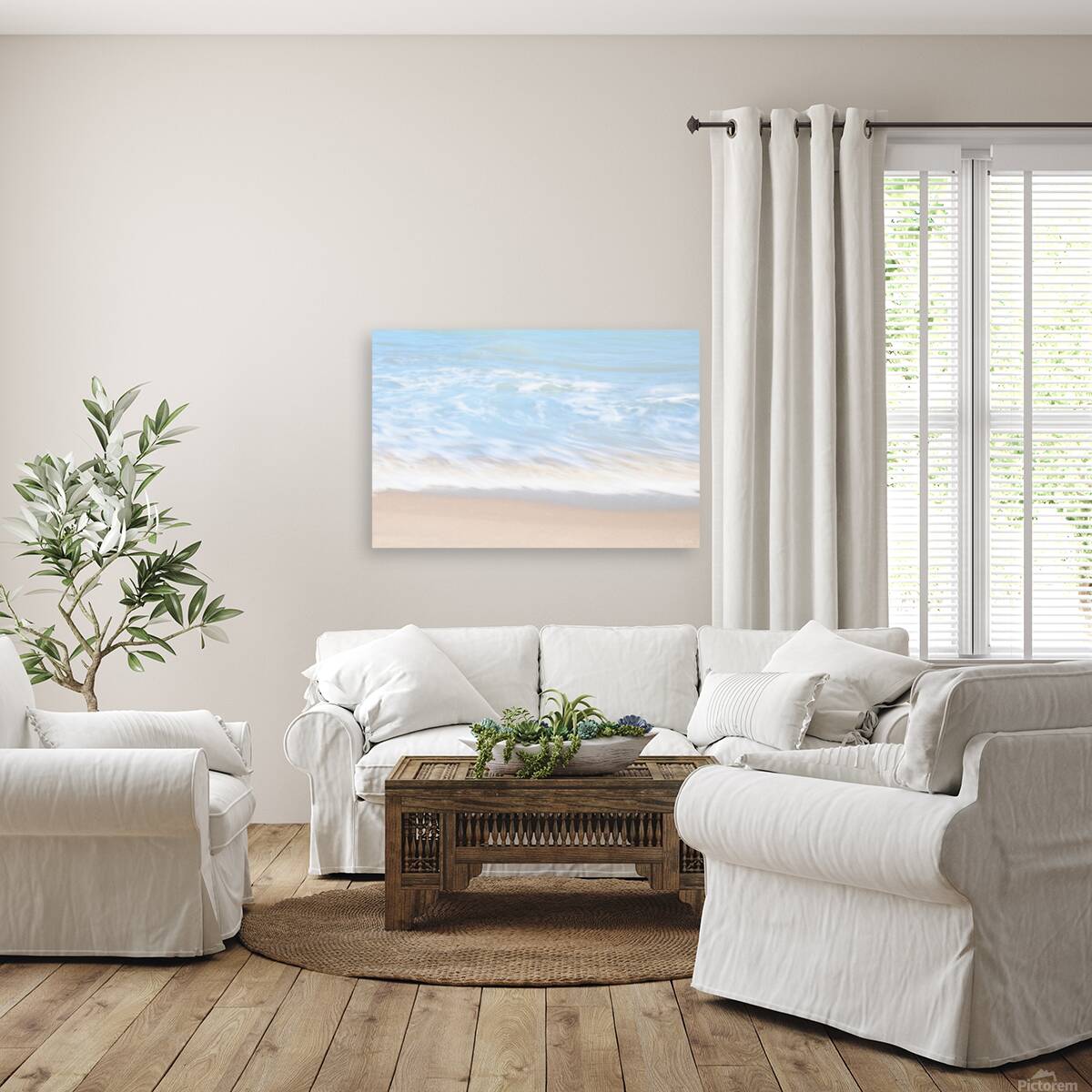 Painted Shores Two 48.32 Reproduction