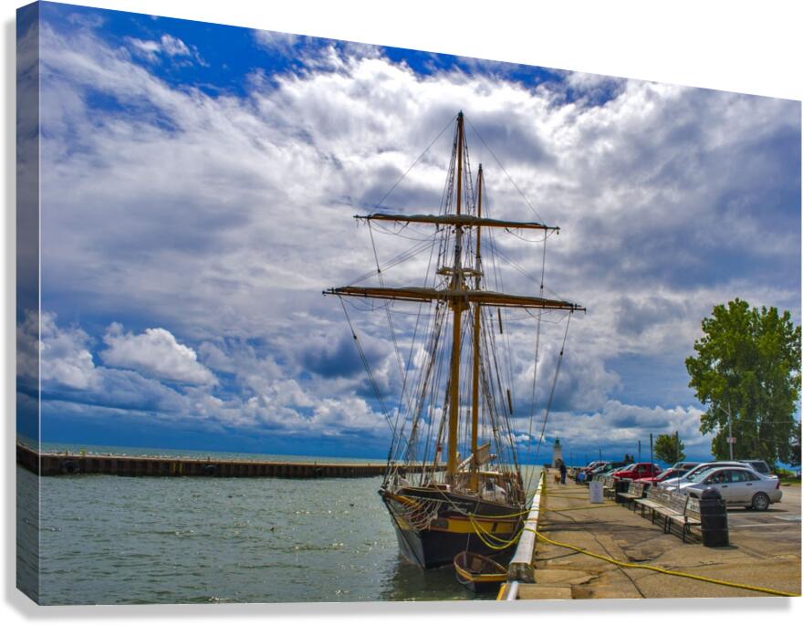 Tall ship . St Lawrence II Canvas Print