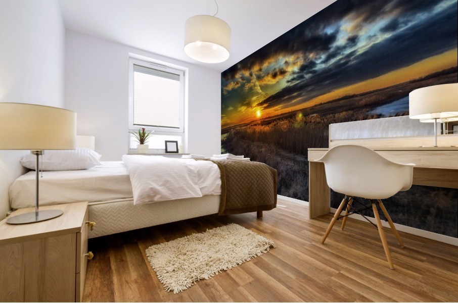 Goldenlight2 Mural print