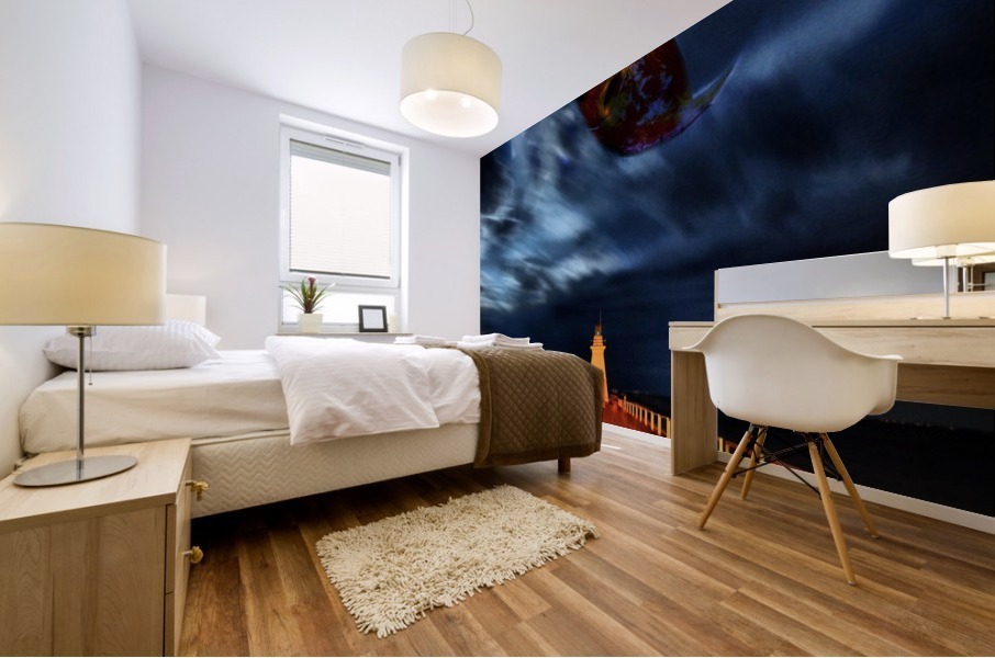 night. Mural print
