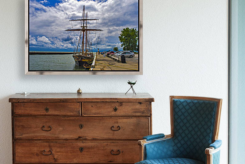Tall ship . St Lawrence II Reproduction