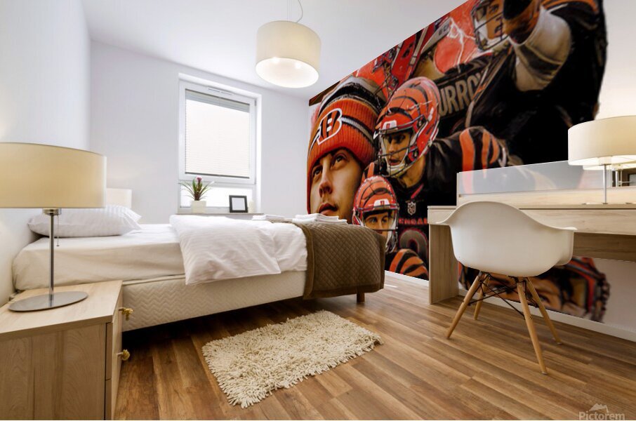 Cincinnati Bengals 33 Mural print