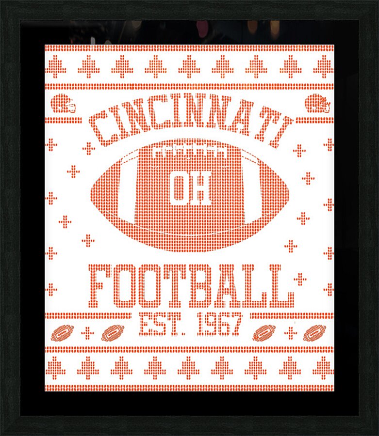 Cincinnati Bengals 18 Picture Frame print