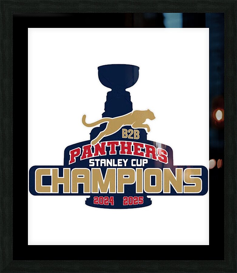 Florida Panthers 25 Picture Frame print