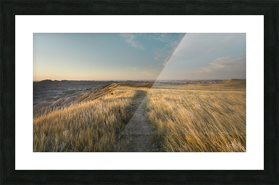 Badlands Trail Picture Frame print