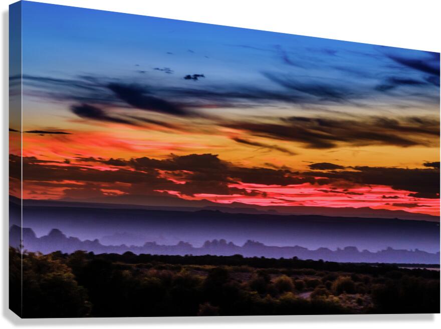 a la sal sunset johnny boyd Canvas Print