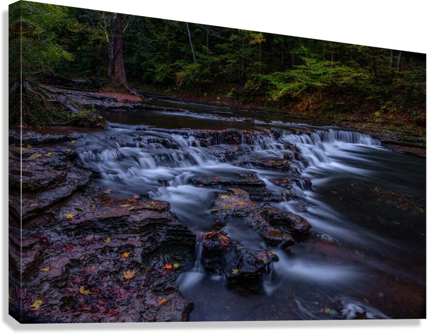 cascading waters johnny boyd Canvas Print