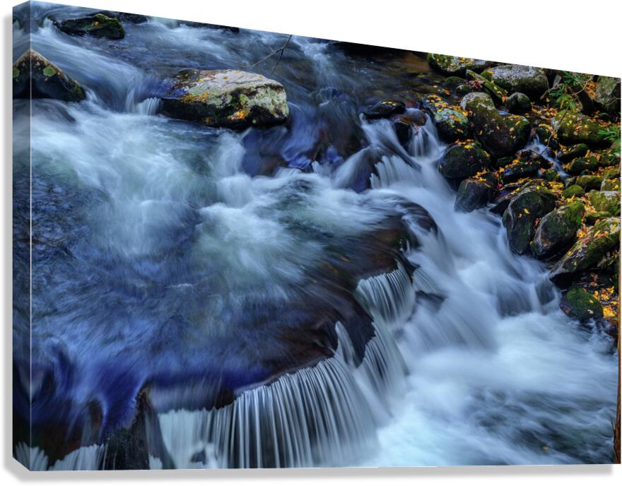 flat rock cascade johnny boyd Canvas Print