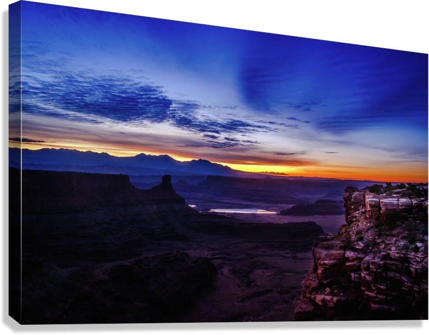 sunlit cliff johnny boyd Canvas Print