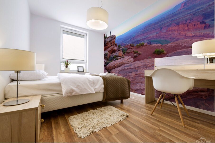 all alone johnny boyd Mural print