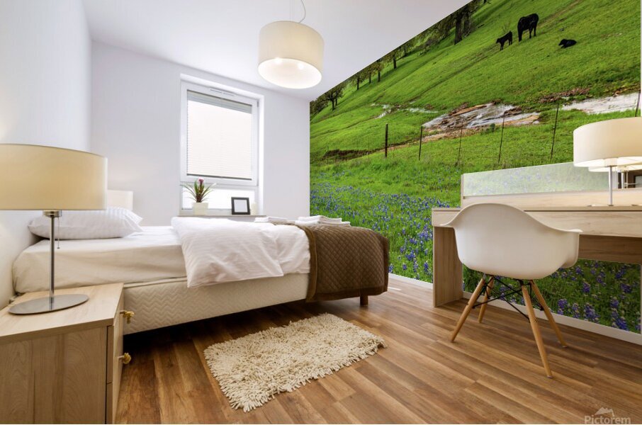 a spring graze johnny boyd Mural print