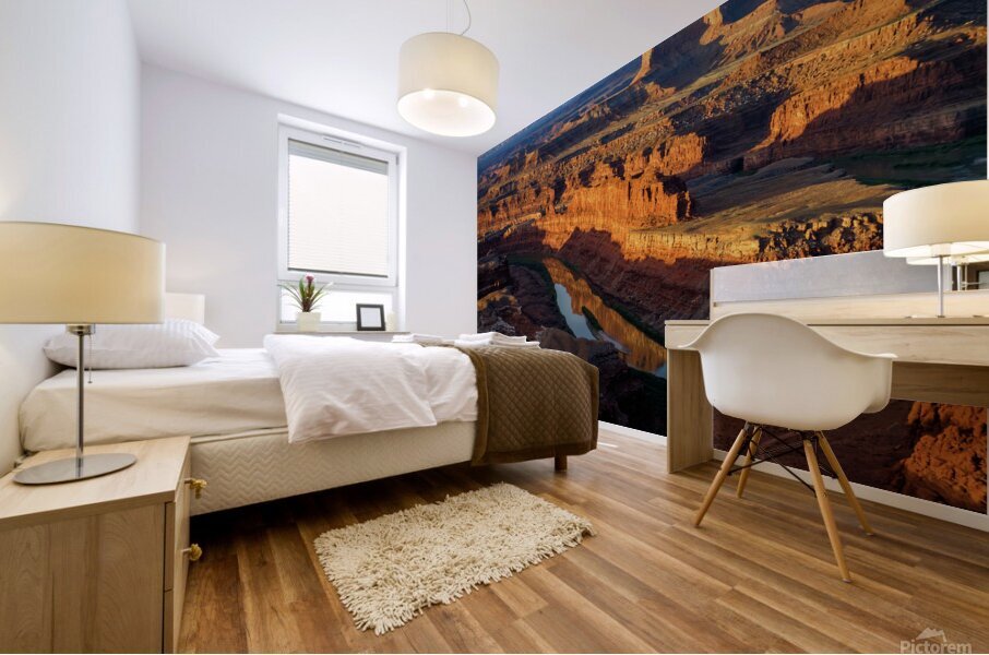 canyon wall reflection johnny boyd Mural print