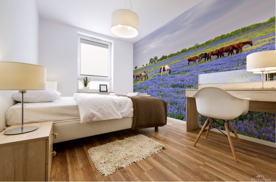 spring herd johnny boyd Mural print