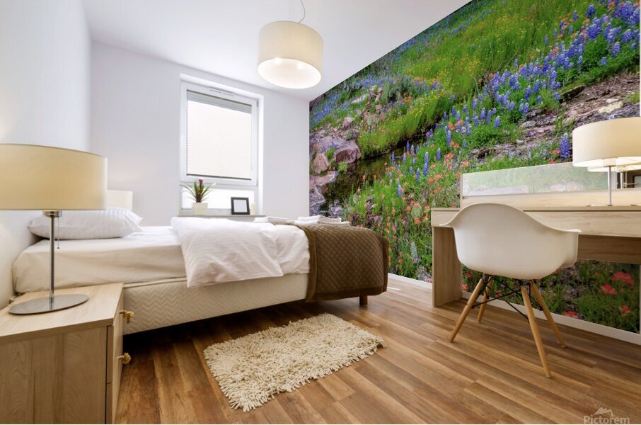 spring delight johnny boyd Mural print