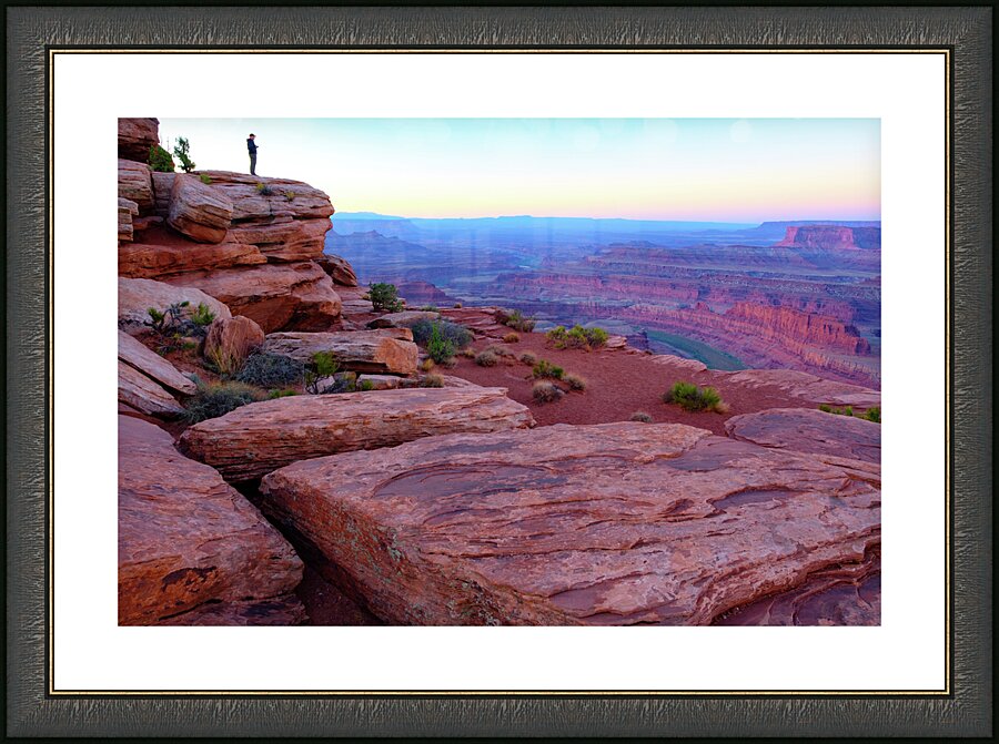 all alone johnny boyd Picture Frame print