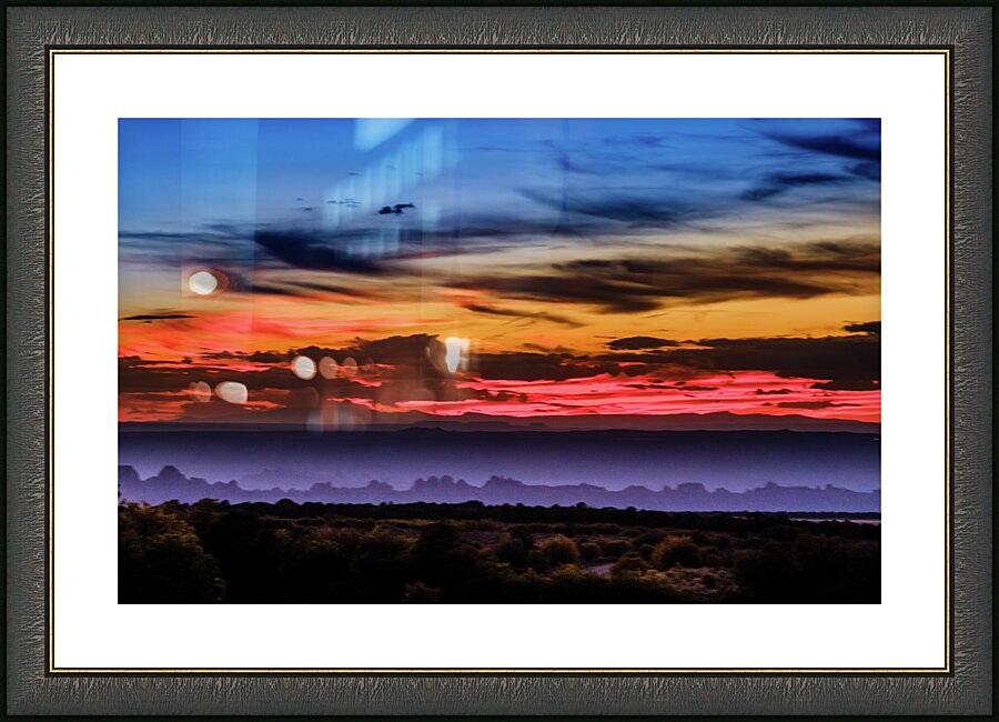 a la sal sunset johnny boyd Picture Frame print
