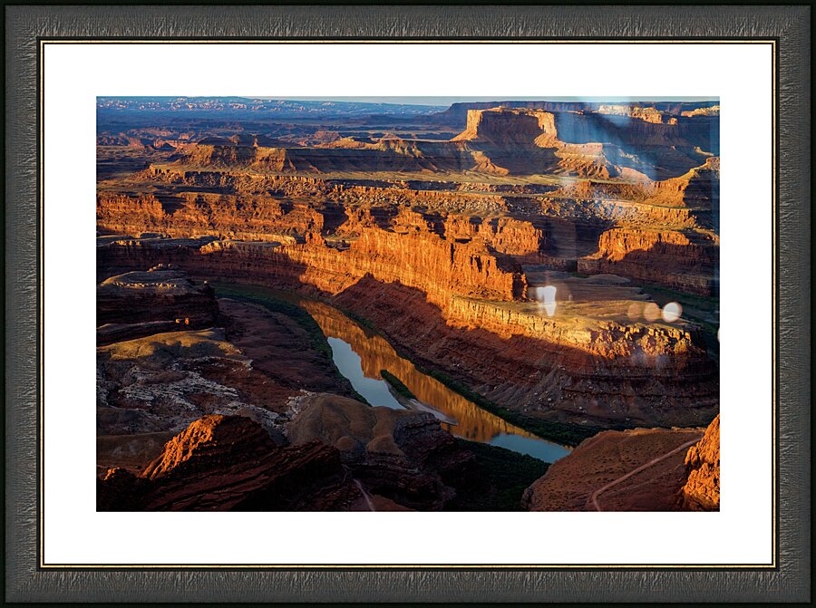 canyon wall reflection johnny boyd Picture Frame print