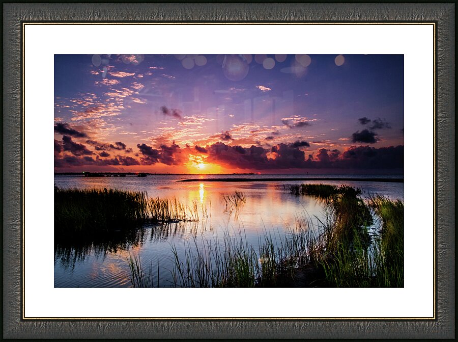 reflection bay johnny boyd Picture Frame print