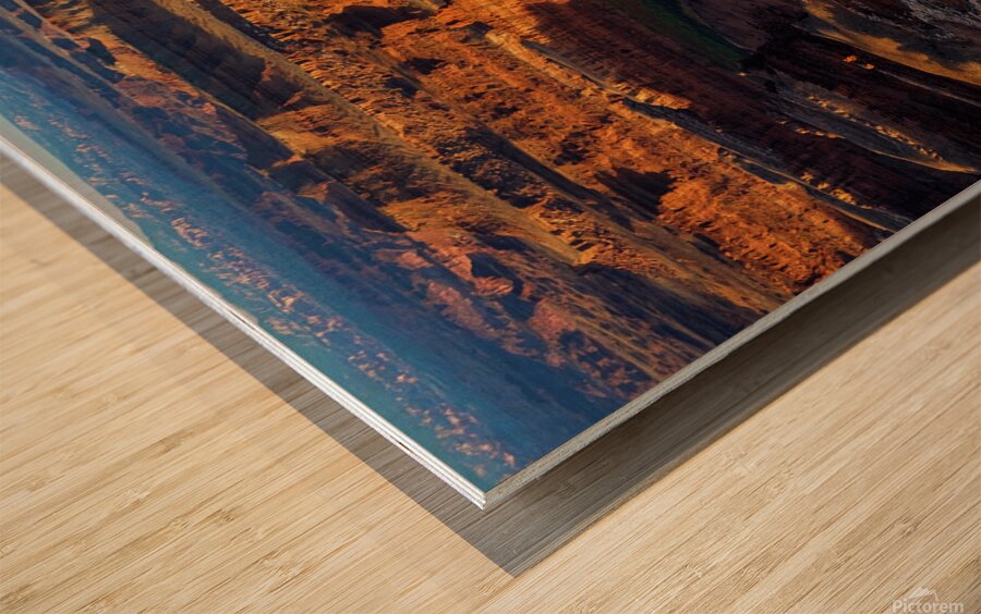 canyon wall reflection johnny boyd Wood print