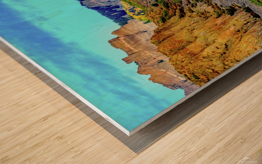 the wall johnny boyd Wood print