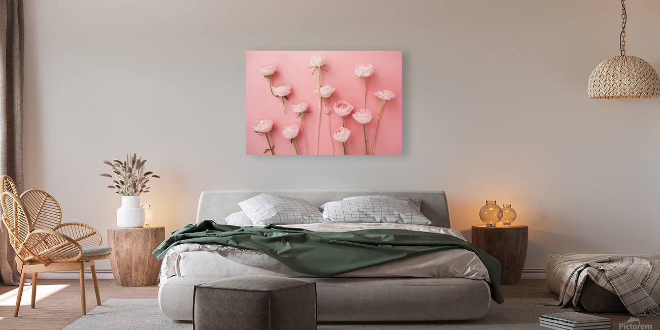 Pastel pink background 2 Reproduction