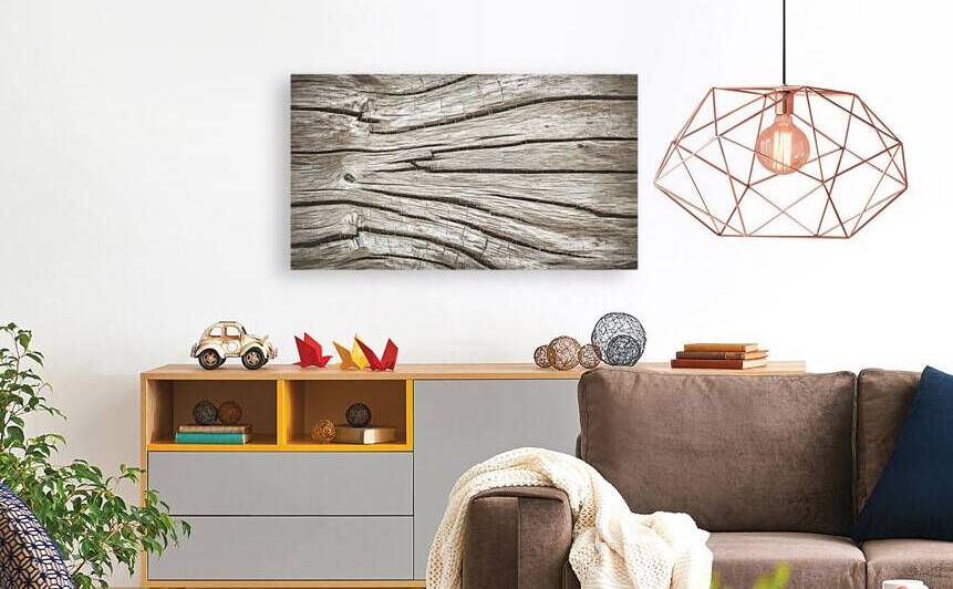 Old wood texture crack gray white tone 3 by Mirela Poiana