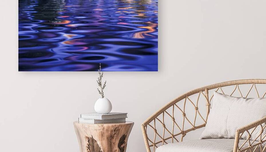 A mesmerizing pattern of ripples on water reflect by Mirela Poiana